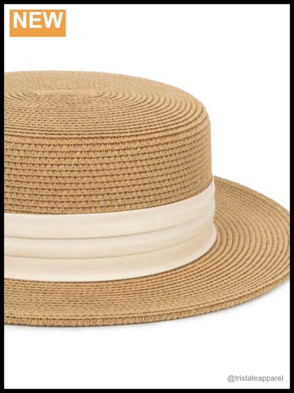 Wide Brim Straw Boater Hat Women Packable Foldable Summer Sun Hat Beach